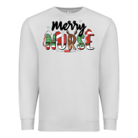 Dove Grey merry nurse Premium Sweatshirt - MaliasSmallBusiness