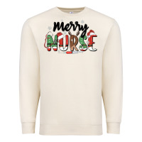 Sandshell merry nurse Premium Sweatshirt - MaliasSmallBusiness