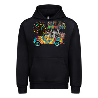 Black autism avareness3 Urban Hoodie - CowhideDigitalArt