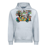 Heather Grey autism avareness3 Urban Hoodie - CowhideDigitalArt