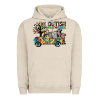 Pigment French Oak autism avareness3 Urban Hoodie - CowhideDigitalArt