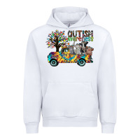 White autism avareness3 Urban Hoodie - CowhideDigitalArt