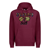 Burgundy granny of both Premium Hoodie - CowhideDigitalArt
