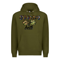 Army Green granny of both Premium Hoodie - CowhideDigitalArt