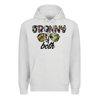 Dove Grey granny of both Premium Hoodie - CowhideDigitalArt