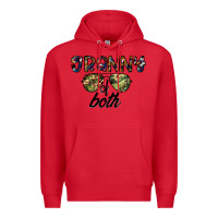 Red granny of both Premium Hoodie - CowhideDigitalArt