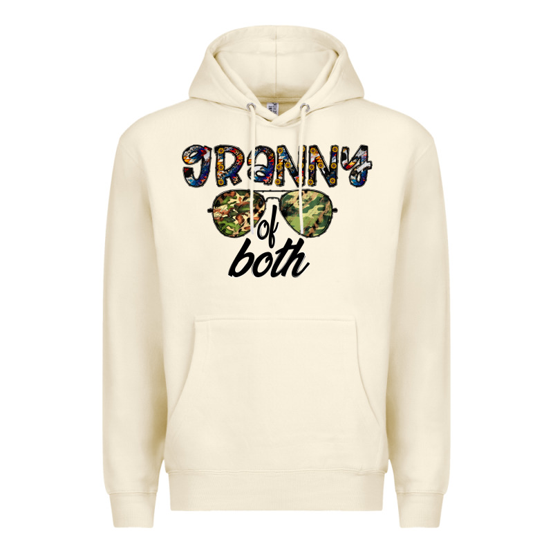 Granny Of Both Premium Hoodie by CowhideDigitalArt | Teevron