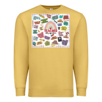 Antique Gold teacher daily affirmations Premium Sweatshirt - MaliasSmallBusiness