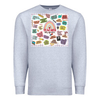 Heather Grey teacher daily affirmations Premium Sweatshirt - MaliasSmallBusiness