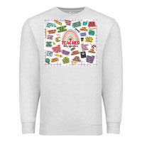 Oatmeal Heather teacher daily affirmations Premium Sweatshirt - MaliasSmallBusiness