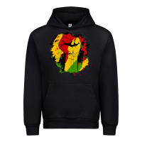 Black juneteenth fist Urban Hoodie - HRA Design Shop