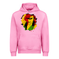 Fuchsia Pink juneteenth fist Urban Hoodie - HRA Design Shop
