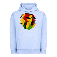 Pigment Grape Ice juneteenth fist Urban Hoodie - HRA Design Shop