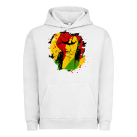 Pigment Lunar Rock juneteenth fist Urban Hoodie - HRA Design Shop