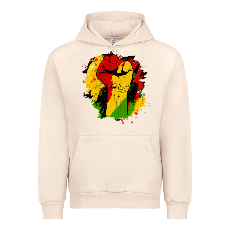 Juneteenth Fist Urban Hoodie by HRA Design Shop | Teevron