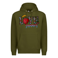 Army Green love summer Premium Hoodie - CowhideDigitalArt