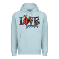 Blue Mist love summer Premium Hoodie - CowhideDigitalArt