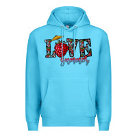 Ocean Blue love summer Premium Hoodie - CowhideDigitalArt