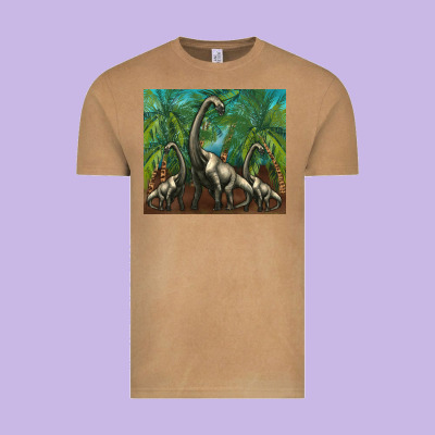 Brachiosaurus Vintage Tee Designed By Artiststas