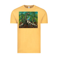 Vintage Mustard brachiosaurus Vintage Tee - Artiststas