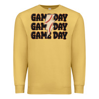 Antique Gold game day game day baseball Premium Sweatshirt - MaliasSmallBusiness
