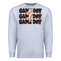 Heather Grey game day game day baseball Premium Sweatshirt - MaliasSmallBusiness