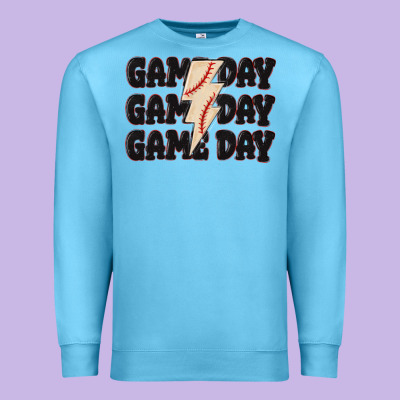 Premium Sweatshirt game day game day baseball
