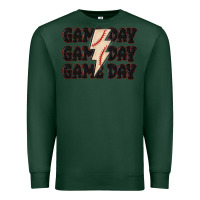 Sports Green game day game day baseball Premium Sweatshirt - MaliasSmallBusiness