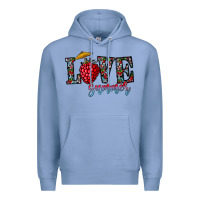 Colony Blue love summer Premium Hoodie - CowhideDigitalArt