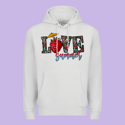 Love Summer Premium Hoodie Designed By Cowhidedigitalart
