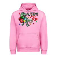 Fuchsia Pink autism rex Urban Hoodie - CowhideDigitalArt