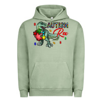 Pigment Oil Green autism rex Urban Hoodie - CowhideDigitalArt