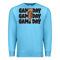 Ocean Blue game day game day game day basketball Premium Sweatshirt - MaliasSmallBusiness