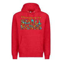 Red minding my own small business Premium Hoodie - HRA Design Shop