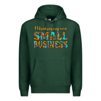Sports Green minding my own small business Premium Hoodie - HRA Design Shop