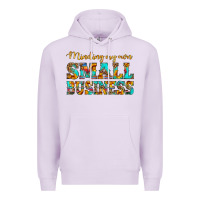 Lilac minding my own small business Premium Hoodie - HRA Design Shop