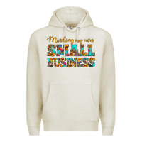 Oatmeal Heather minding my own small business Premium Hoodie - HRA Design Shop