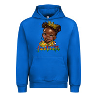 Cobalt juneteenth black girl Urban Hoodie - HRA Design Shop