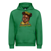 Emerald juneteenth black girl Urban Hoodie - HRA Design Shop