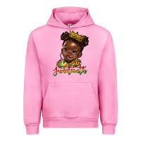 Fuchsia Pink juneteenth black girl Urban Hoodie - HRA Design Shop