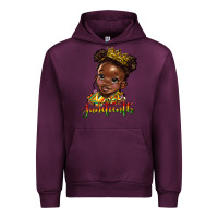Mauve Wine juneteenth black girl Urban Hoodie - HRA Design Shop