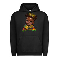Pigment Black juneteenth black girl Urban Hoodie - HRA Design Shop