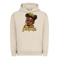 Pigment French Oak juneteenth black girl Urban Hoodie - HRA Design Shop