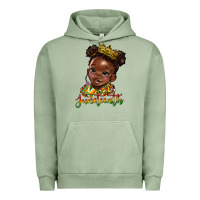 Pigment Oil Green juneteenth black girl Urban Hoodie - HRA Design Shop