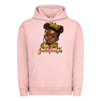 Pigment Salmon juneteenth black girl Urban Hoodie - HRA Design Shop