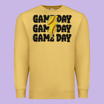 Premium Sweatshirt game day game day game day softball