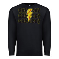 Black game day game day game day softball Premium Sweatshirt - MaliasSmallBusiness