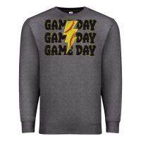 Charcoal Heather game day game day game day softball Premium Sweatshirt - MaliasSmallBusiness