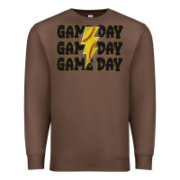Chestnut game day game day game day softball Premium Sweatshirt - MaliasSmallBusiness