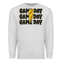 Dove Grey game day game day game day softball Premium Sweatshirt - MaliasSmallBusiness